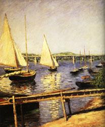 Gustave Caillebotte Sail Boats at Argenteuil